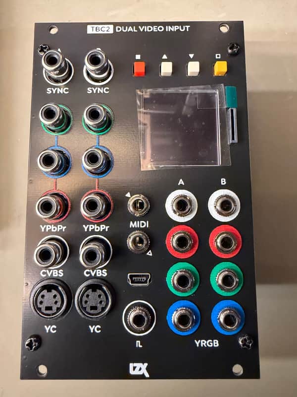 LZX Industries TBC2 (includes VGA expander) Eurorack Synthesizer Module 2025 - Black image 1