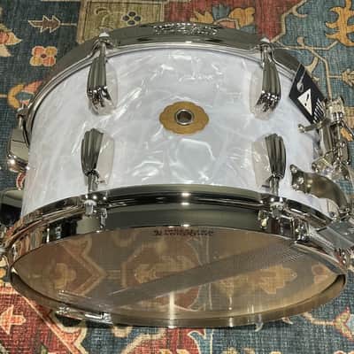 Slingerland Radio King 7” x 14" Solid Maple Snare - White Marine Pearl image 4