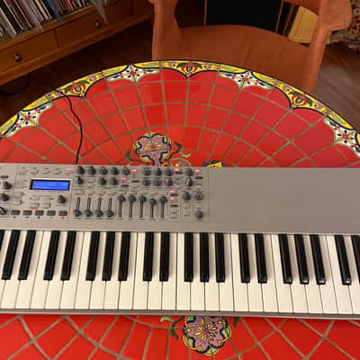 Novation X-Station 61-Key 8-Voice Synthesizer with USB Interface 2004 - Silver image 1