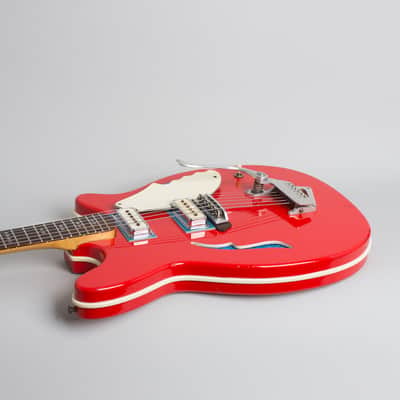 Micro-Frets Covington Semi-Hollow Body Electric Guitar (1968), ser. #1291, original black tolex hard shell case. image 7