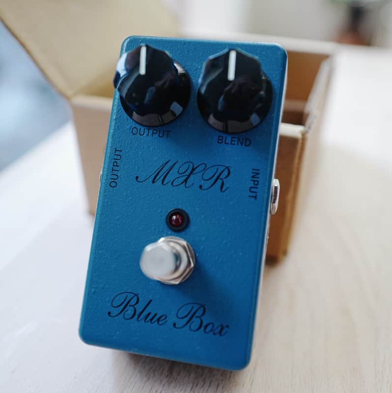 MXR M103 Script Blue Box Reissue 2000s - Blue image 1