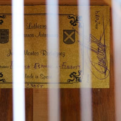 Juan Montes Rodriguez Flamenco guitar 2024 Hardcase image 23