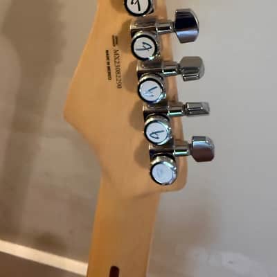 Fender Stratocaster 2023 -HSS Black on black, locking tuners, maple neck image 4