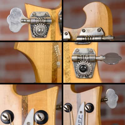 Rickenbacker 4001 Mapleglo 1975 w/Hard Shell Case image 11