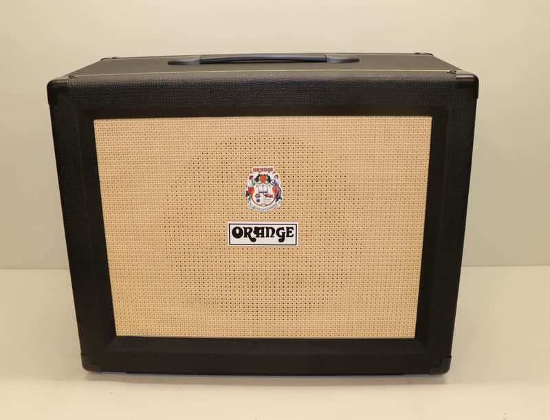 2019 Orange PPC112 Black Guitar Speaker Cabinet 1x12 with Upgraded EVM-12L Speaker image 1