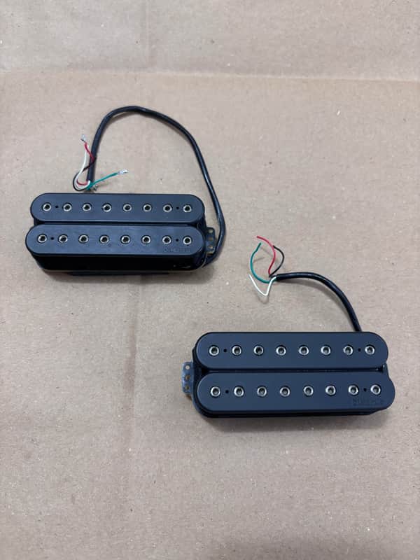 DiMarzio DP819BK/DP820BK D-Activator 8-String Humbucker Set 2010s - Black image 1