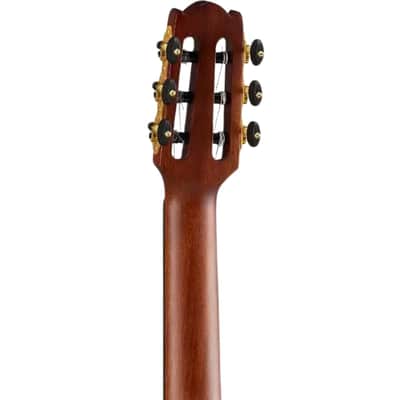 Yamaha Ncx - Acoustic-Electric Classical Guitar; Solid Sitka Spruce Top; Solid Walnut Back And Sides; Mahogany Neck; Ebony Fingerboard; Atmosfeel (Undersaddle Pickup + Contact Sensor + Mic); Carry Bag;  Natural image 8