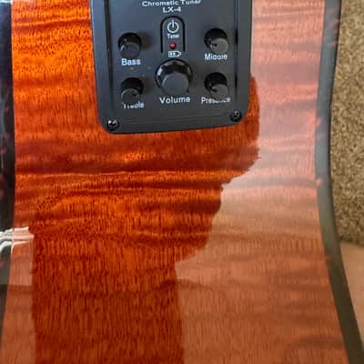 Washburn Comfort WCG12FCE 2025 - Cognac Sunburst image 13