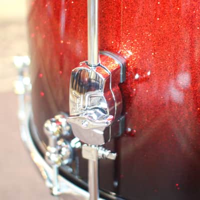 Pearl Reference Pure Scarlet Sparkle Burst Lacquer Drum Set - 22, 10, 12, 16 image 7