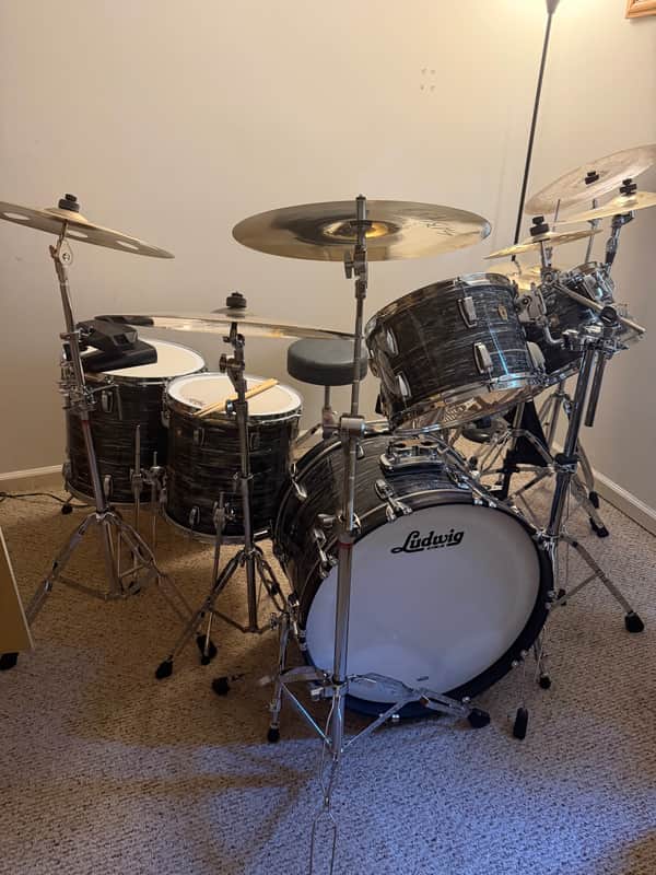 Ludwig Classic Maple 6 piece drum set image 1