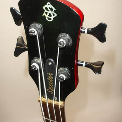 1998 Spector NS-2000/4 NS-2000 4-String Electric Bass Guitar, Cherry Sunburst image 11