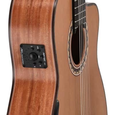 Manuel Rodriguez Tesoro De Camerun Limited Edition Solid Cedar Top & Cedar Neck 6-String Classical Acoustic-Electric Guitar w/Hard Case image 8