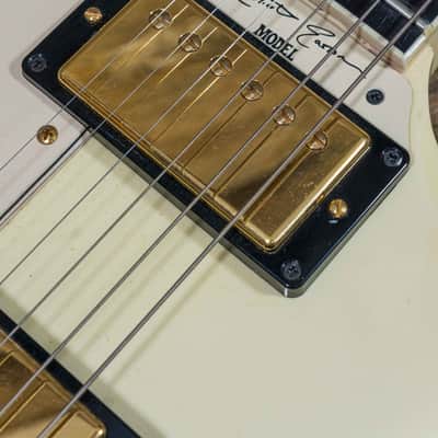 Gibson Custom Shop Elliot Easton Left-Handed SG - White & Gold w/Cs & Box image 14