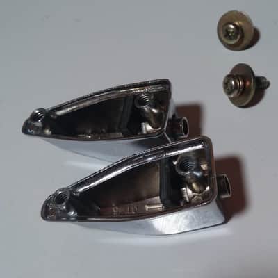 Tama VINTAGE EARLY Swingstar OCTOBON Royalstar LUGS SET OF 6 TOM  70s 80 SUPERB CHROME image 6