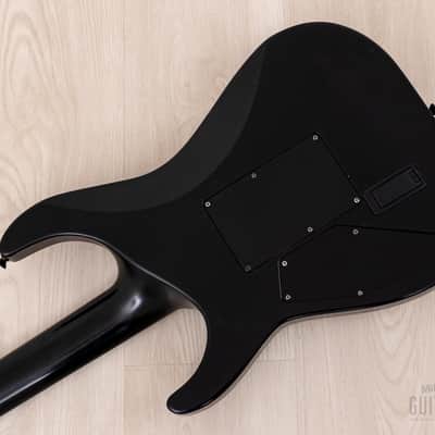 1995 ESP Custom Shop Horizon-Custom SSH Superstrat Black Satin w/ Floyd Rose, Case image 15