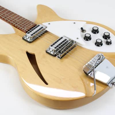 RARE 1995 Rickenbacker 335 One-Off 1960s Reissue – Maple Glo – Near MINT – Toaster Pickups + Original Case image 12