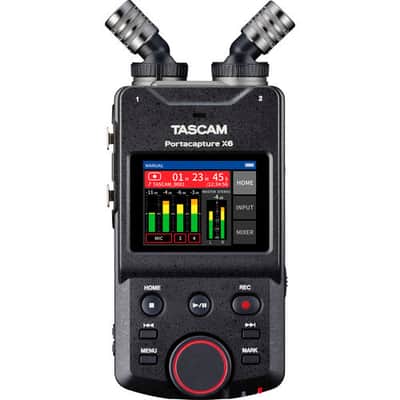 Tascam PORTACAPTURE X6 32-Bit 6-Channel Multitrack Field Recorder image 4