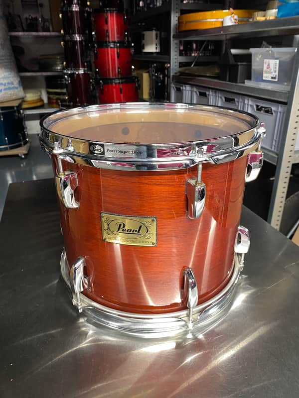 Pearl MHX Mahogany classic tom 13x11” 1996/97 - Red mahogany lacquer image 1
