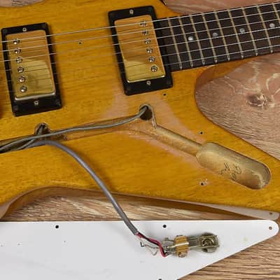 Gibson 1983 '58 Reissue Korina Explorer, Inked Serial Number, Natural image 9