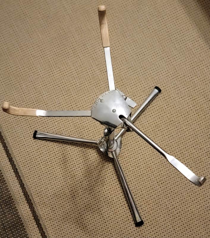 Vintage 1975 Premier Model 313 LOKFAST Flat Base Snare Drum Stand