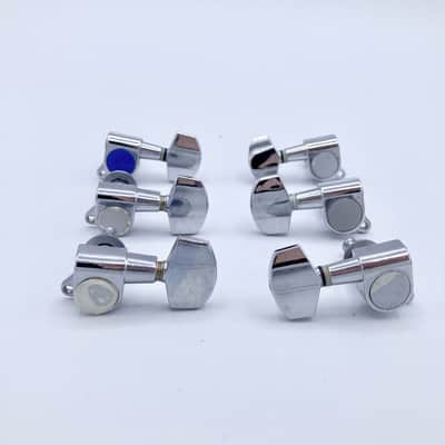 Chrome Machine Heads - Set of 6 - 3 X 3 image 1