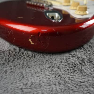 Fender Japan ST57-500 Stratocaster 1989 Candy Apple Red image 6