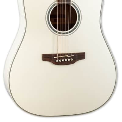 Takamine GD37CE Dreadnought Acoustic/Electric Guitar w/Gig Bag - Gloss Pearl White image 1