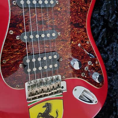 2010s Tatchi Custom Shop '60s Ferrari Red Stratocaster Nitro Relic HSS Super Strat Dream Machine Monstertones w Suhr USA Hardshell Case Moollon MIK image 7