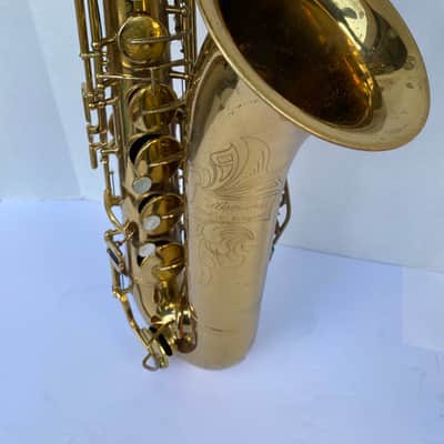 Vintage Silvertone Tenor Saxophone with Mouthpiece, Hard Case – Ready to Play 🎷 image 13