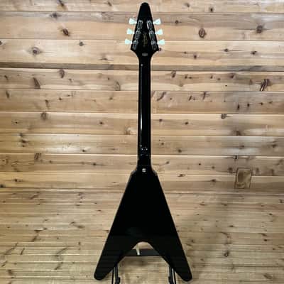 Epiphone Jimi Hendrix "Love Drops" Flying V Electric Guitar - Ebony image 5