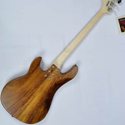 G&L LB-100 USA Custom Monkey Pod Bass in Natural Satin image 9