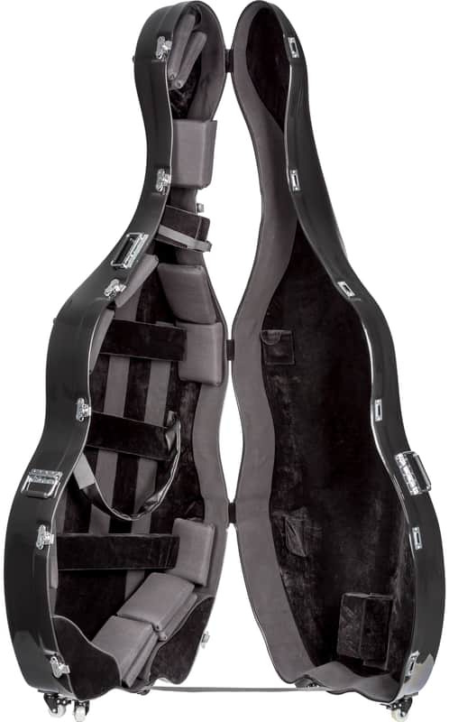 Core Fiberglass Bass Case Black - 3/4 image 1