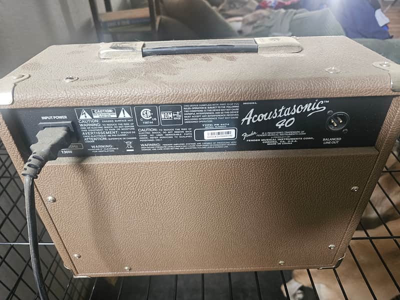 Fender Accoustic amp for sale Accoustonic 40 2020's - BROWN image 1