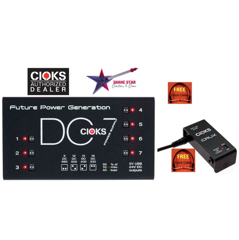 CIOKS DC7 + CRUX BUNDLE⚡Power Your Pedals & Quad Cortex, Line 6 & Other FX Processors! image 1