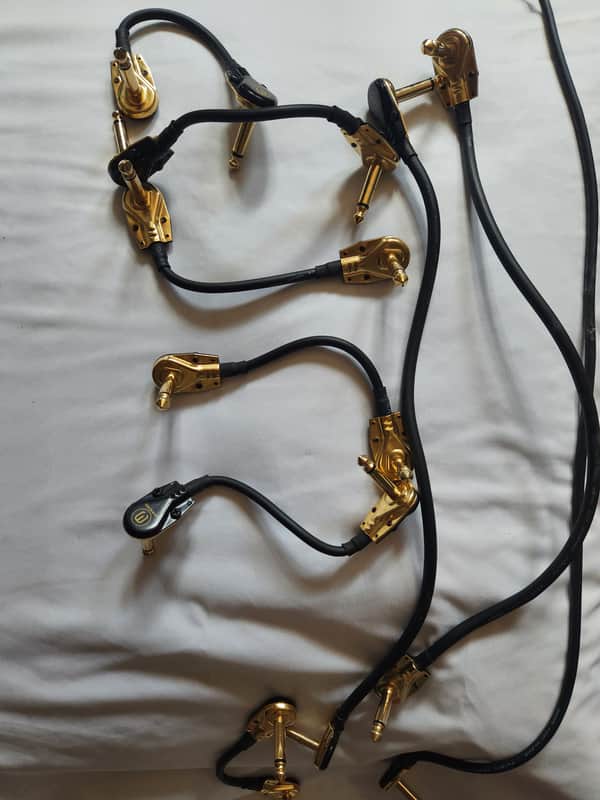 Mogami Style Pancake Cables Gold Plated WBC 2020 - Gold image 1
