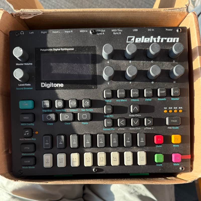 Elektron Digitone 8-Voice Digital Synthesizer 2017 - 2024 - Black image 1