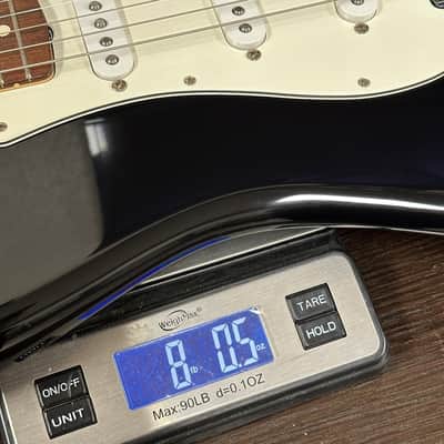 Used 2010 Fender Custom Shop 1960 Stratocaster NOS Black Matching Headstock w/case TSU24732 image 18