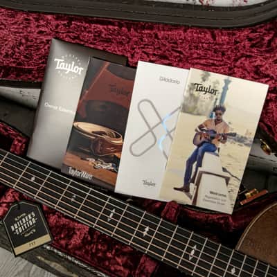 Taylor - (2024) 717e Grand Pacific Builder's Edition - Acoustic-Electric Guitar - w/ V-Class Bracing - Wild Honey Burst - w/ Taylor Deluxe Hardshell-Western Floral Case - x4068 image 10