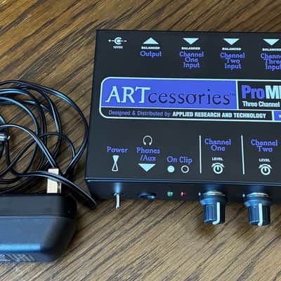 ART ProMix 3-Channel Microphone Mixer 2010 - Present - Black image 7