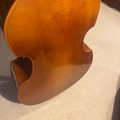 Musima  3/4 Double Bass (Stradivarius Copy, Laminated) 1990-2000 - Natural gloss image 7
