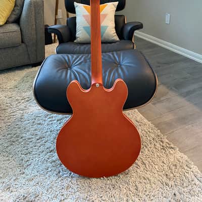 Epiphone Casino Worn (CME Limited Edition Sunrise Orange) 5.9. lbs image 9