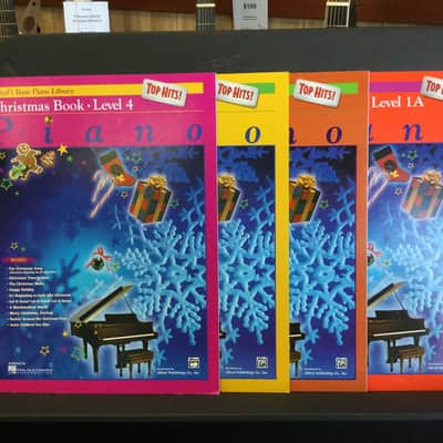 Alfred 00-16939 Alfred's Basic Piano Library: Top Hits! - Christmas Book (Level 4)