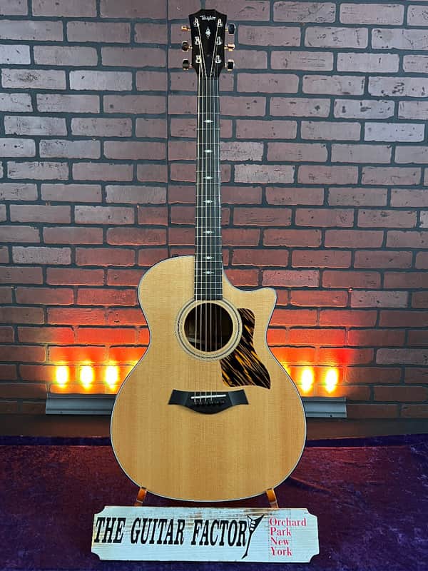 Taylor 314ce Grand Auditorium Acoustic Electric Guitar Natural w/ Hard Case - Mint Store Demo w/ Hard Case image 1