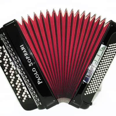 Paolo Soprani 5 Rows Button Accordion 120 Bass made in Italy, C Griff Professional Concert Accordeone de Botones for Adults, 2636 image 6