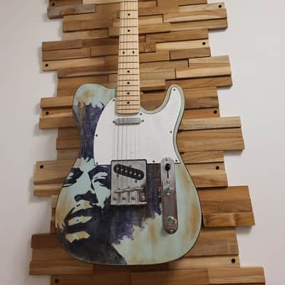 E-Gitarre Guitar Jimi Hendrix  Telecaster Steel 2024 image 6