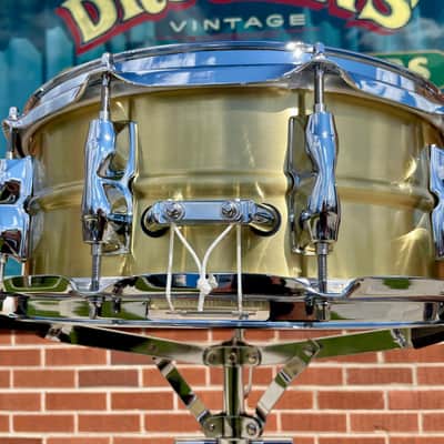 Yamaha RRS-1455 Recording Custom Brass 5.5x14 Snare Drum image 4
