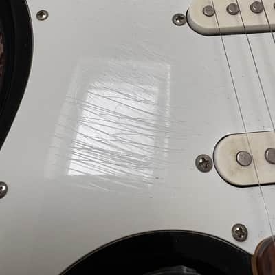 Squier Stratocaster Electric Guitar - Hot Rails Bridge Pickup image 4