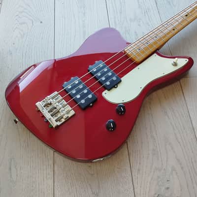 Fender Pawn Shop Series Reverse Jaguar Bass 2013 - Candy Apple Red image 1