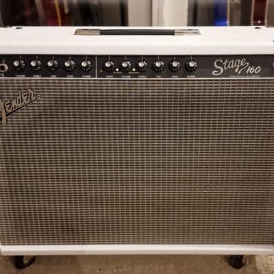 Fender Stage 160 2-Channel 160-Watt 2x12" Solid State Guitar Combo 1999 - 2002 - White image 1