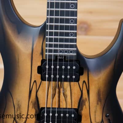 Schecter C-1 Pale Moon Electric Guitar - Natural Satin w/Black Burst image 4
